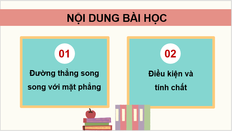 Giáo án điện tử Toán 11 Cánh diều Bài 3: Đường thẳng và mặt phẳng song song | PPT Toán 11