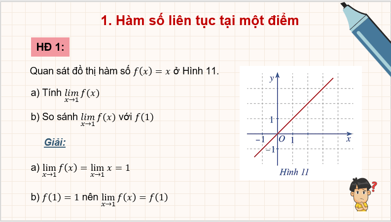 Giáo án điện tử Toán 11 Cánh diều Bài 3: Hàm số liên tục | PPT Toán 11