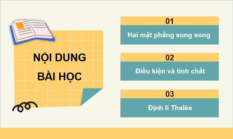 Giáo án điện tử Toán 11 Cánh diều Bài 4: Hai mặt phẳng song song | PPT Toán 11