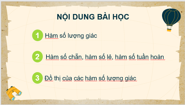 Giáo án điện tử Toán 11 Chân trời Bài 4: Hàm số lượng giác và đồ thị | PPT Toán 11 Chân trời sáng tạo