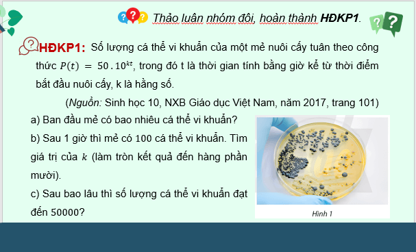 Giáo án điện tử Toán 11 Chân trời Bài 4: Phương trình, bất phương trình mũ và lôgarit | PPT Toán 11 Chân trời sáng tạo