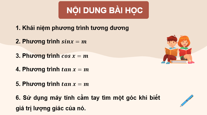 Giáo án điện tử Toán 11 Kết nối Bài 4: Phương trình lượng giác cơ bản | PPT Toán 11 Kết nối tri thức