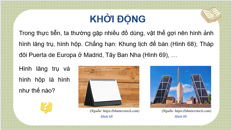 Giáo án điện tử Toán 11 Cánh diều Bài 5: Hình lăng trụ và hình hộp | PPT Toán 11