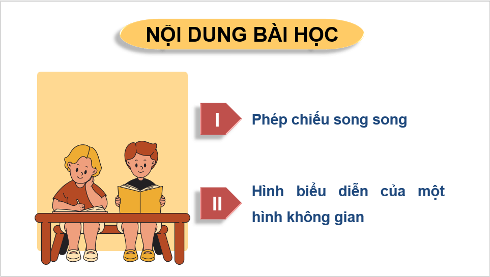 Giáo án điện tử Toán 11 Cánh diều Bài 6: Phép chiếu song song. Hình biểu diễn của một hình không gian | PPT Toán 11