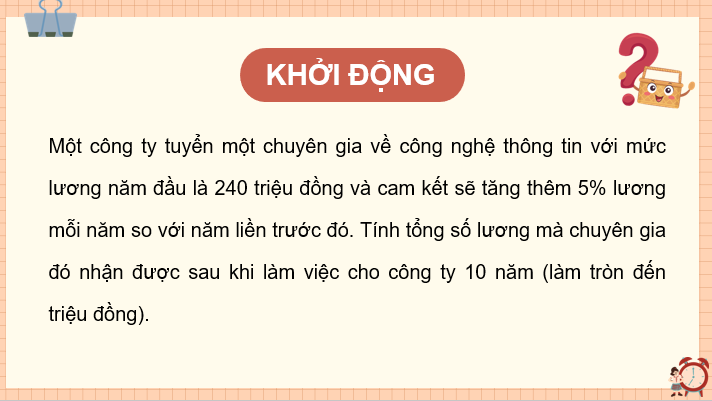 Giáo án điện tử Toán 11 Kết nối Bài 7: Cấp số nhân | PPT Toán 11 Kết nối tri thức