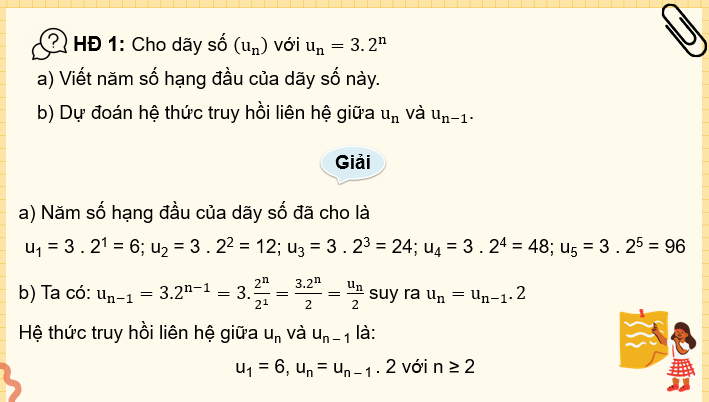 Giáo án điện tử Toán 11 Kết nối Bài 7: Cấp số nhân | PPT Toán 11 Kết nối tri thức