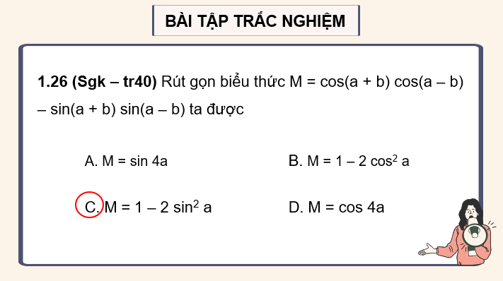 Giáo án điện tử Toán 11 Kết nối Bài tập cuối chương 1 | PPT Toán 11 Kết nối tri thức