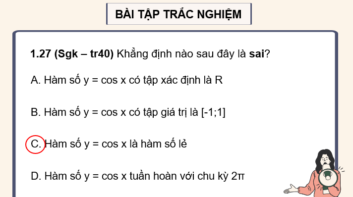 Giáo án điện tử Toán 11 Kết nối Bài tập cuối chương 1 | PPT Toán 11 Kết nối tri thức