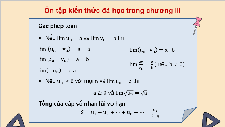 Giáo án điện tử Toán 11 Cánh diều Bài tập cuối chương 3 | PPT Toán 11