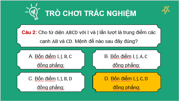 Giáo án điện tử Toán 11 Chân trời Bài tập cuối chương 4 | PPT Toán 11 Chân trời sáng tạo