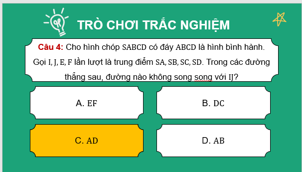 Giáo án điện tử Toán 11 Chân trời Bài tập cuối chương 4 | PPT Toán 11 Chân trời sáng tạo