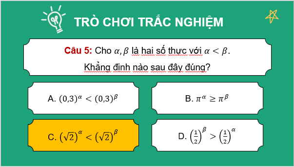 Giáo án điện tử Toán 11 Chân trời Bài tập cuối chương 6 | PPT Toán 11 Chân trời sáng tạo