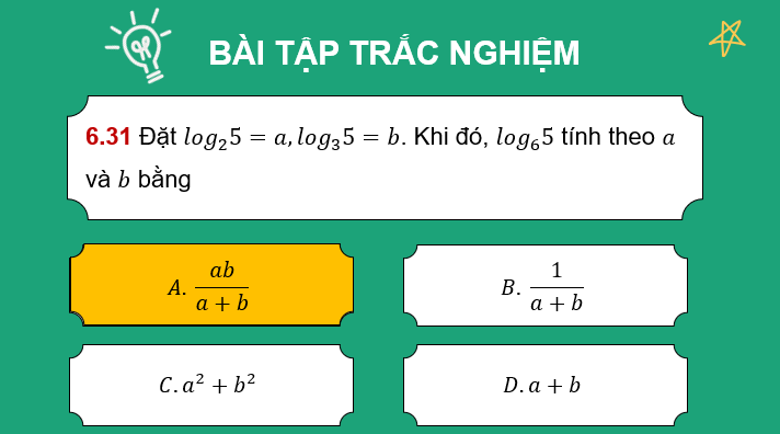 Giáo án điện tử Toán 11 Kết nối Bài tập cuối chương 6 | PPT Toán 11 Kết nối tri thức