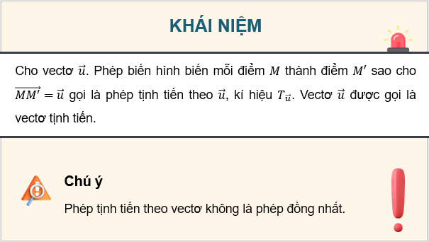 Giáo án điện tử Chuyên đề Toán 11 Kết nối Bài 2: Phép tịnh tiến | PPT Chuyên đề học tập Toán 11 Kết nối tri thức