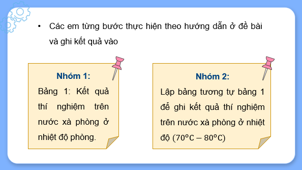 Giáo án điện tử Toán 11 Kết nối Lực căng mặt ngoài của nước | PPT Toán 11 Kết nối tri thức