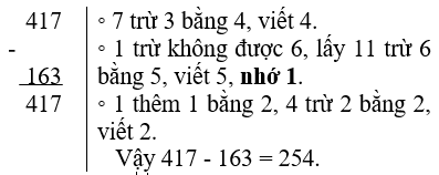 Giáo án Toán lớp 2 Phép trừ có nhớ trong phạm vi 1000 | Chân trời sáng tạo