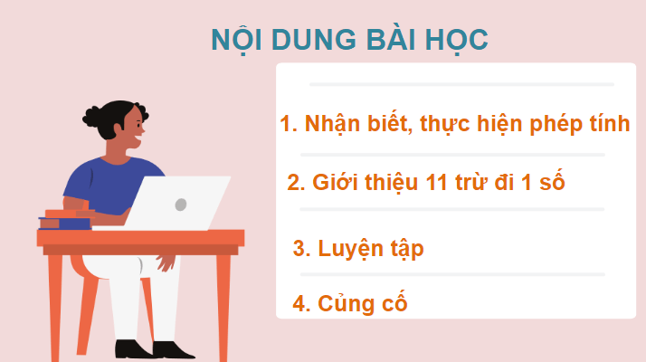 Giáo án điện tử 11 trừ đi một số lớp 2 | PPT Toán lớp 2 Chân trời sáng tạo