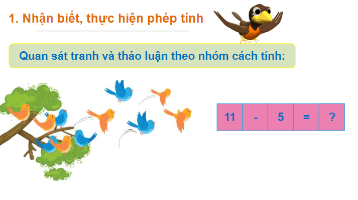 Giáo án điện tử 11 trừ đi một số lớp 2 | PPT Toán lớp 2 Chân trời sáng tạo