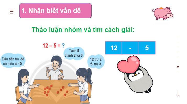 Giáo án điện tử 12 trừ đi một số lớp 2 | PPT Toán lớp 2 Chân trời sáng tạo