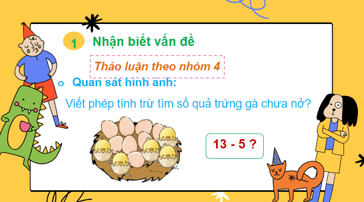 Giáo án điện tử 13 trừ đi một số lớp 2 | PPT Toán lớp 2 Chân trời sáng tạo