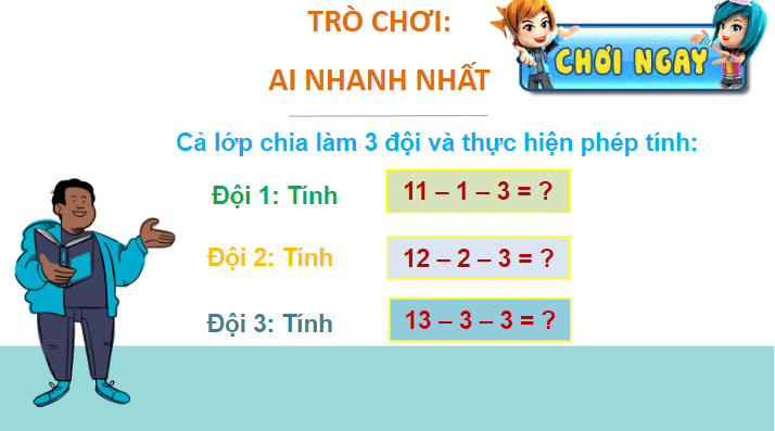 Giáo án điện tử 14, 15, 16, 17, 18 trừ đi một số lớp 2 | PPT Toán lớp 2 Chân trời sáng tạo