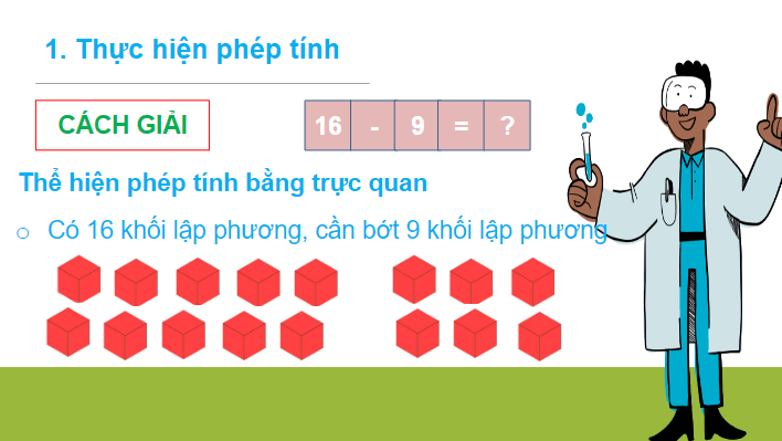 Giáo án điện tử 14, 15, 16, 17, 18 trừ đi một số lớp 2 | PPT Toán lớp 2 Chân trời sáng tạo