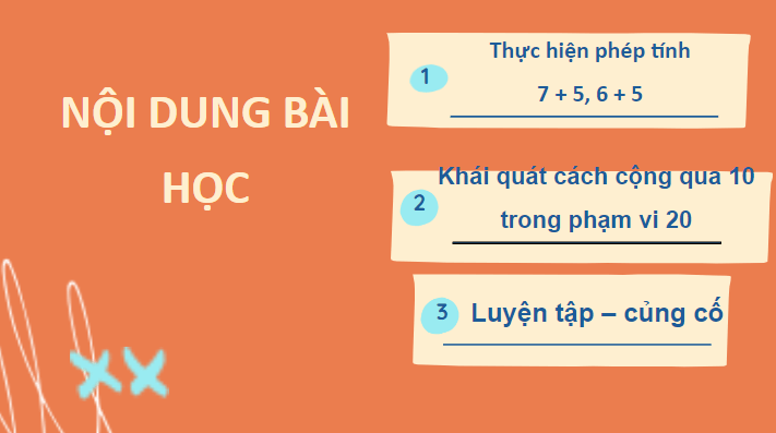 Giáo án điện tử 7 cộng với một số, 6 cộng với một số lớp 2 | PPT Toán lớp 2 Chân trời sáng tạo