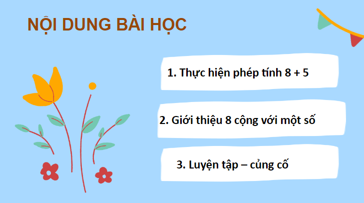 Giáo án điện tử 8 cộng với một số lớp 2 | PPT Toán lớp 2 Chân trời sáng tạo