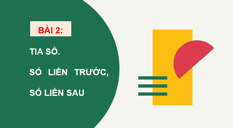 Giáo án điện tử Toán lớp 2 Bài 2: Tia số. Số liền trước, số liền sau | PPT Toán lớp 2 Kết nối tri thức