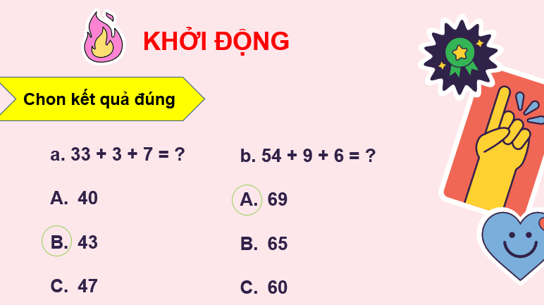 Giáo án điện tử Toán lớp 2 Bài 20: Phép cộng (có nhớ) số có hai chữ số với số có hai chữ số | PPT Toán lớp 2 Kết nối tri thức