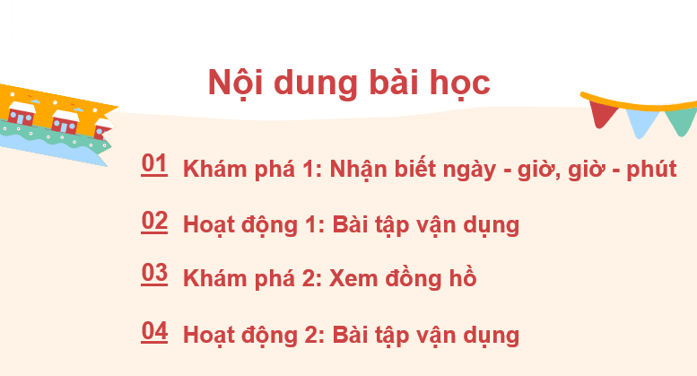 Giáo án điện tử Toán lớp 2 Bài 29: Ngày-giờ, giờ-phút | PPT Toán lớp 2 Kết nối tri thức