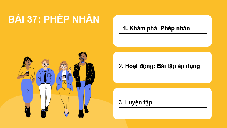 Giáo án điện tử Toán lớp 2 Bài 37: Phép nhân | PPT Toán lớp 2 Kết nối tri thức