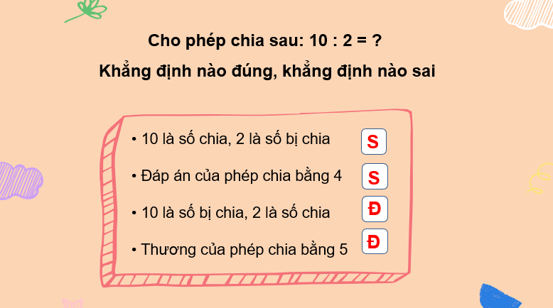 Giáo án điện tử Toán lớp 2 Bài 44: Bảng chia 5 | PPT Toán lớp 2 Kết nối tri thức