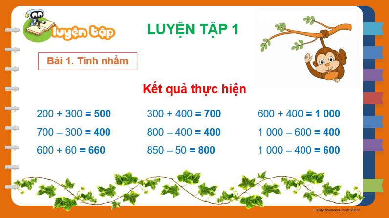 Giáo án điện tử Toán lớp 2 Bài 70: Ôn tập phép cộng, phép trừ trong phạm vi 1000 | PPT Toán lớp 2 Kết nối tri thức