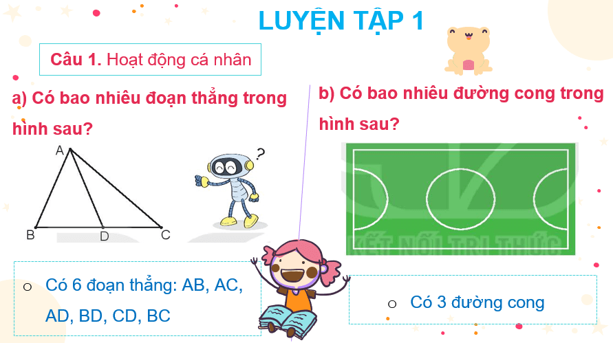 Giáo án điện tử Toán lớp 2 Bài 72: Ôn tập về hình học | PPT Toán lớp 2 Kết nối tri thức