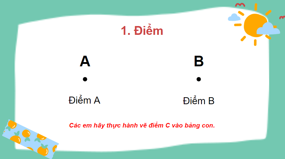 Giáo án điện tử Toán lớp 2 Điểm – đoạn thẳng | PPT Toán lớp 2 Cánh diều