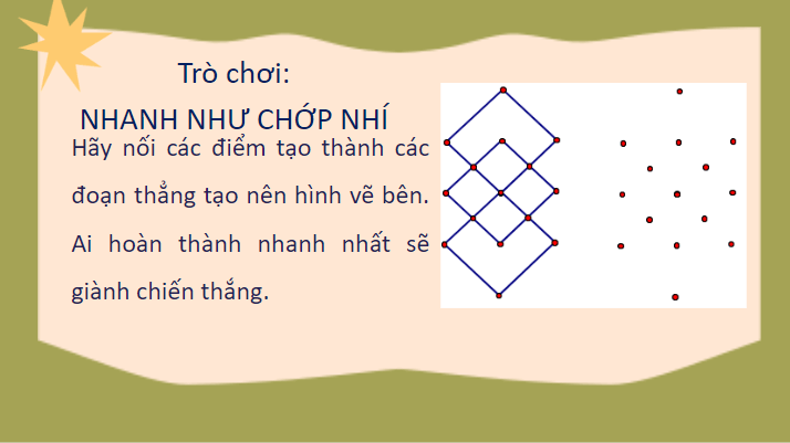 Giáo án điện tử Toán lớp 2 Điểm - Đoạn thẳng | PPT Toán lớp 2 Chân trời sáng tạo