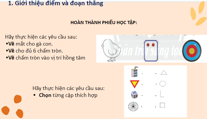 Giáo án điện tử Toán lớp 2 Điểm - Đoạn thẳng | PPT Toán lớp 2 Chân trời sáng tạo