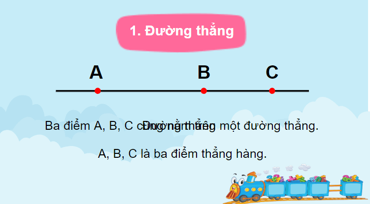 Giáo án điện tử Toán lớp 2 Đường thẳng – đường cong – đường gấp khúc | PPT Toán lớp 2 Cánh diều