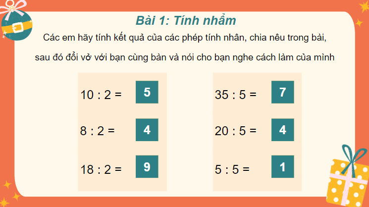 Giáo án điện tử Toán lớp 2 Em ôn lại những gì đã học trang 40 | PPT Toán lớp 2 Cánh diều