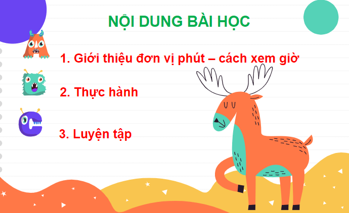 Giáo án điện tử Toán lớp 2 Giờ, phút, xem đồng hồ | PPT Toán lớp 2 Chân trời sáng tạo