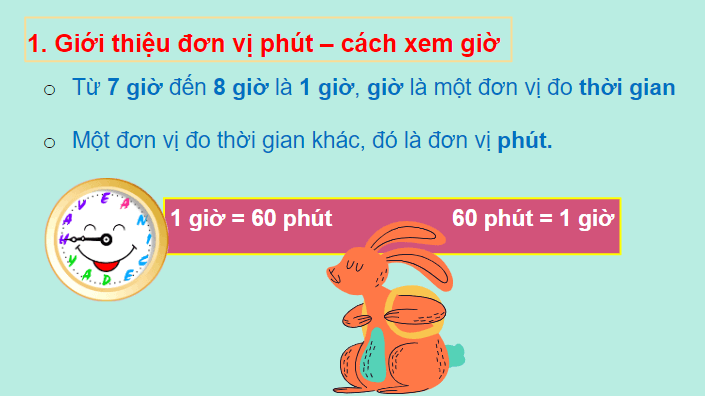 Giáo án điện tử Toán lớp 2 Giờ, phút, xem đồng hồ | PPT Toán lớp 2 Chân trời sáng tạo