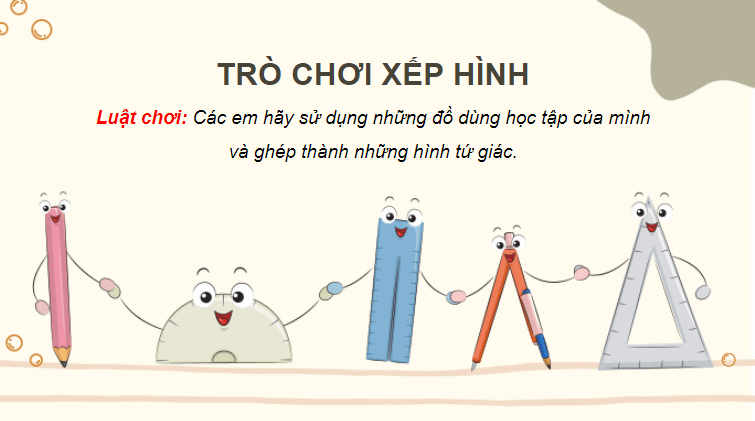 Giáo án điện tử Toán lớp 2 Hình tứ giác | PPT Toán lớp 2 Cánh diều