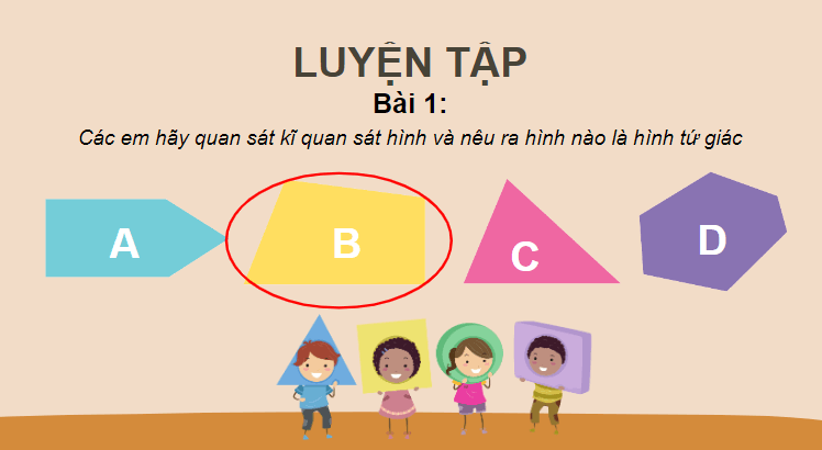 Giáo án điện tử Toán lớp 2 Hình tứ giác | PPT Toán lớp 2 Cánh diều