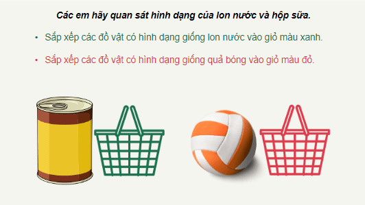 Giáo án điện tử Toán lớp 2 Khối trụ - Khối cầu | PPT Toán lớp 2 Cánh diều