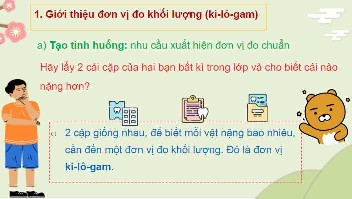 Giáo án điện tử Toán lớp 2 Ki-lô-gam | PPT Toán lớp 2 Chân trời sáng tạo