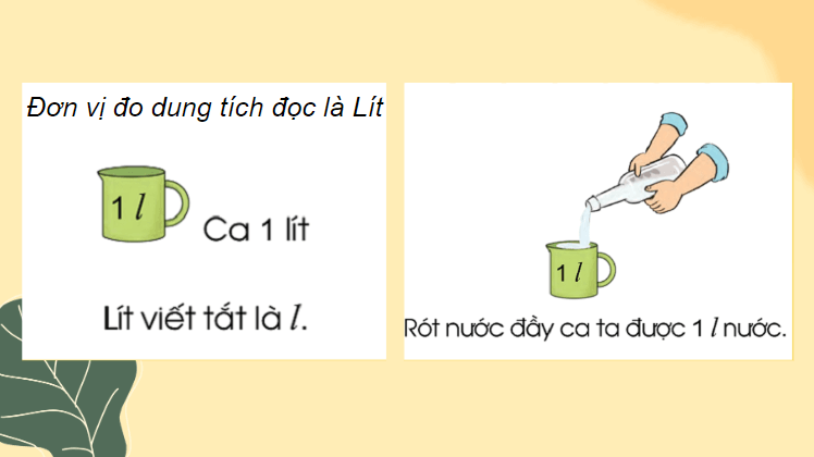 Giáo án điện tử Toán lớp 2 Lít | PPT Toán lớp 2 Cánh diều