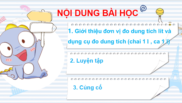 Giáo án điện tử Toán lớp 2 Lít | PPT Toán lớp 2 Chân trời sáng tạo