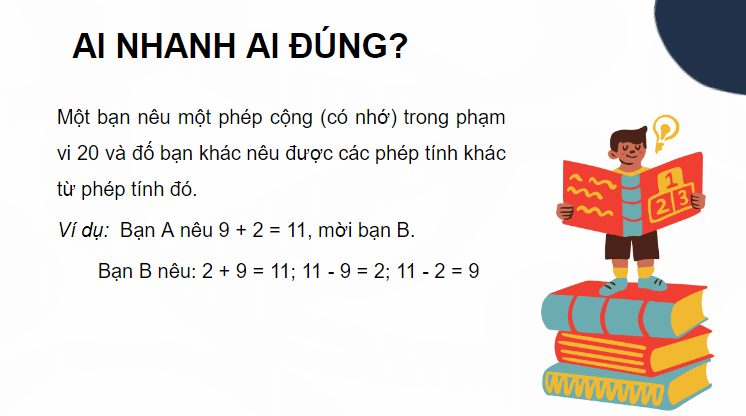 Giáo án điện tử Toán lớp 2 Luyện tập chung trang 40 | PPT Toán lớp 2 Cánh diều