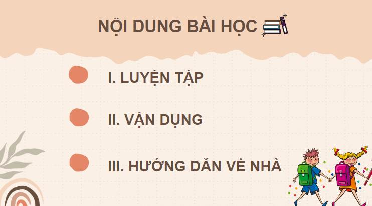 Giáo án điện tử Toán lớp 2 Luyện tập chung trang 50 | PPT Toán lớp 2 Cánh diều